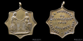 Argentina. 1902. Sociedad Italiana Cristoforo Colombo. Quilmes