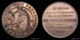 Argentina. 1907. Jockey Club de Rosario. Al Presidente Alcorta