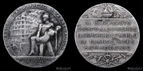 Argentina. 1910. Incendio de Londres. Buenos Aires al cuerpo de Bomberos. Plata