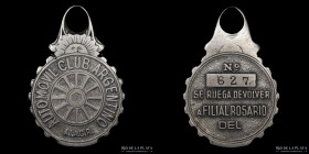 Argentina. 1913. Credencial Automovil Club Argentino