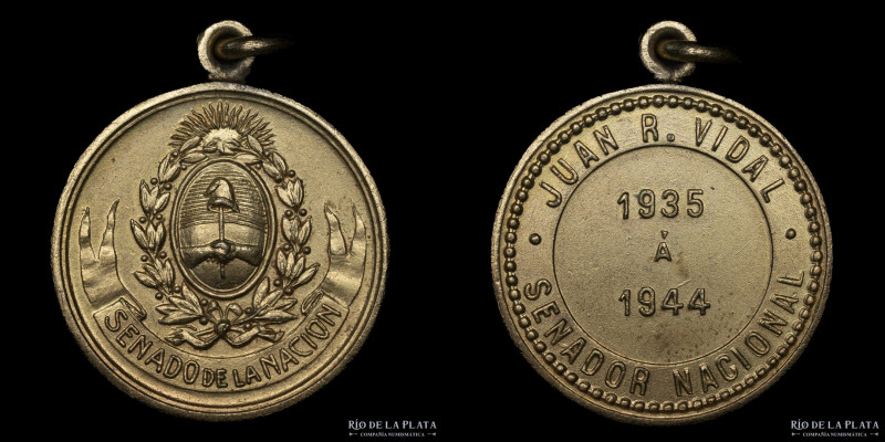 Argentina. Senado de la Nación. Juan R. Vidal Senador Nacional 1935 a 1944. Grab...