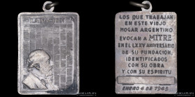 Argentina. 1945. 75 Aniversario del Diario La Nacion. Mitre