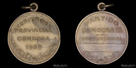 Argentina. Politica. 1929 .Partido Democrata Convencional. Cordoba