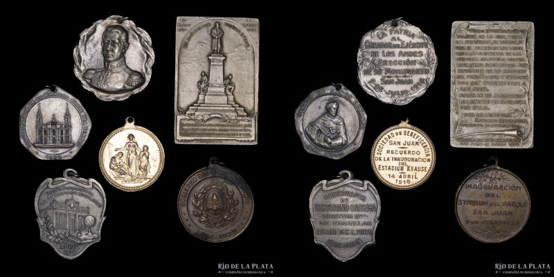 Argentina. San Juan. 1908-1929. Lote x6. A clasificar. Interesante grupo
Estima...
