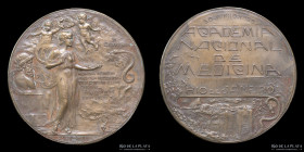 Brasil. Medicina. 1929. Academia Nacional de Medicina. 1er. Centenario. Rio de Janeiro. Bronce