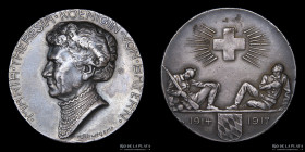 Alemania. Bayern. Cruz Roja Bavara 1914-1917. Plata