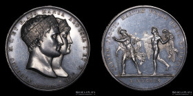 Francia. 1810. Boda de Napoleon con Maria Luisa. Plata