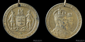 Gran Bretaña. 1902. Coronacion del rey Eduardo VII y la reina Alexandra.