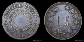 Argentina. Ficha. Valor 15. Restaurante Eridano. C. Tirone. Buenos Aires