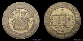 Argentina. Ficha. 20 Centavos. Fabrica Cooperativa de Cigarrillos