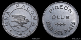 Argentina. Ficha. Valor 1 Paloma. Pigeon Club. Mar del Plata