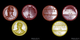 Argentina. Fichas Hiedra (lote x3). Golosinas Chupe Tucho c.1959