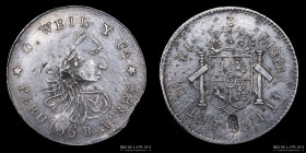 Argentina. Boton. Casa Weil y Ca. Buenos Aires. Plata Hispana