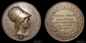 Chile. 1875. Exposicion Internacional. Tercer Premio