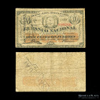 Banco Nacional. 10 Centavos Fuertes 1873 Resello San Juan