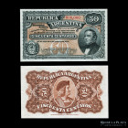 Argentina. Banco de la Nacion, Fraccionarios. Specimen 50 Centavos