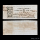 Buenos Aires, Casa de Moneda (Rosas) Cheque de deposito