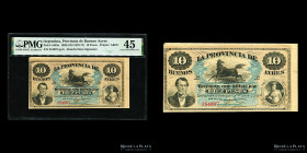 Buenos Aires. 10 Pesos 1869. Pick S485a