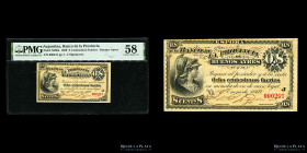 Buenos Aires. 8 Centesimos Fuertes 1869. Pick S500a