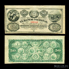 Buenos Aires. 50 Centavos Fuertes 1873 Remainder. Pick S647