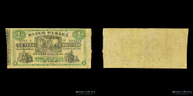 Entre Rios. 1 Peso Moneda Boliviana 1868. Pick S1815