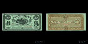 Santa Fe, Rosario. 50 Pesos 1866 Remainder. Pick S1534
