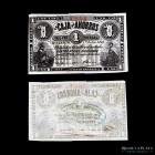 Santa Fe. Caja de Ahorros. 1 Real 1869. Pick S1931
