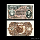 Argentina. Fraccionarios ABN. 20 Centavos 1884. P7a