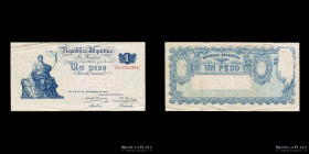 Argentina. Caja Conversion, Macros. 1 Peso 1900. P232