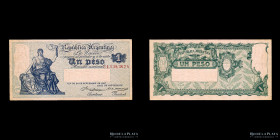 Argentina. Caja Conversion, Signos. 1 Peso 1906. P235b