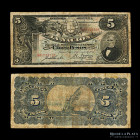 Argentina. Caja Conversion. 5 Pesos 1898. P220a