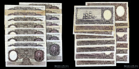 Argentina. Lote x 15 billetes 1000 Pesos  1944 - 1969