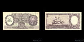 Argentina. 1.000 Pesos 1971 Resello 10 Pesos Ley. P284
