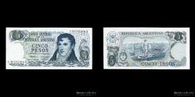 Argentina. 5 Pesos ND1974 Reposicion. P294