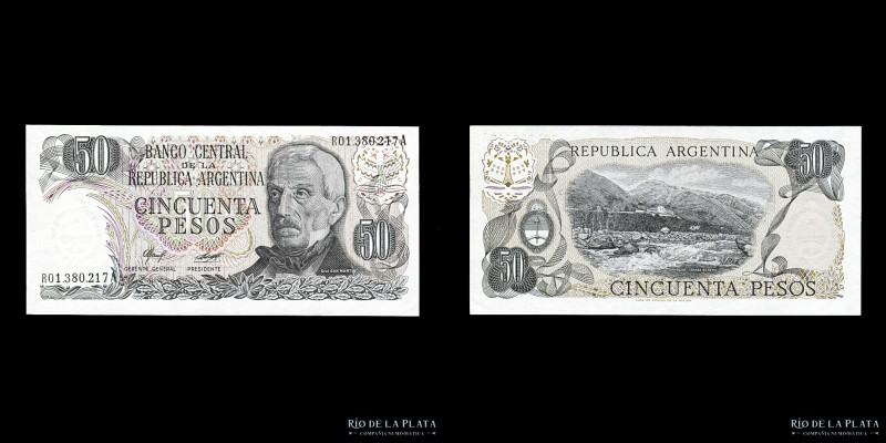 Argentina. Pesos Ley 18.188. 50 Pesos ND1977-78 Reposición. Firma: CamPick S - D...