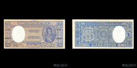Chile. 5 Pesos 1935. Pick 91c