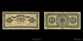 Chile. 10 Pesos 1928. Pick 83b
