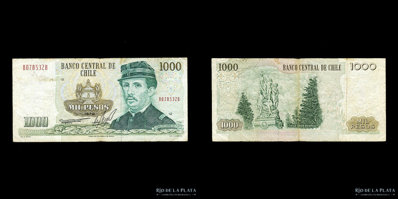 Chile. 1000 Pesos 1979. Pick 154a (F+)
Estimate: USD 35-70