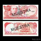 Costa Rica. Specimen 1000 Colones 1998. Pick 264s