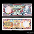 Ecuador. Muestra 50000 Sucres 1995. Pick 130s