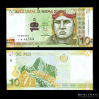 Peru. 10 Soles 2016. Serie YA. Reposicion. P192