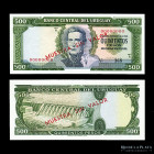 Uruguay. Specimen 500 Pesos MN 1967. Pick 48s