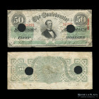 USA. Confederate. 50 Dollars 1863. Pick 62