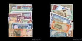 Internacional. Lote x 27 billetes UNC diferentes