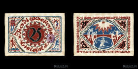 Alemania. Bielefeld Notgeld 25 Mark 1921. Seda