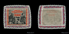 Alemania. Bielefeld Notgeld 5.000 Mark 1923. Tela
