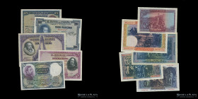 España. Lote x 5 Billetes: 25, 50 y 100 Pesetas 1928-31