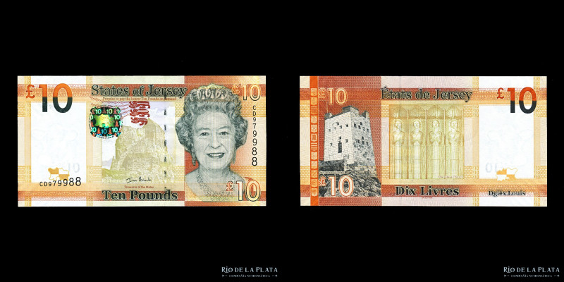 Jersey. 10 Pounds ND2010. Pick 34 (UNC)
Estimate: USD 25-50