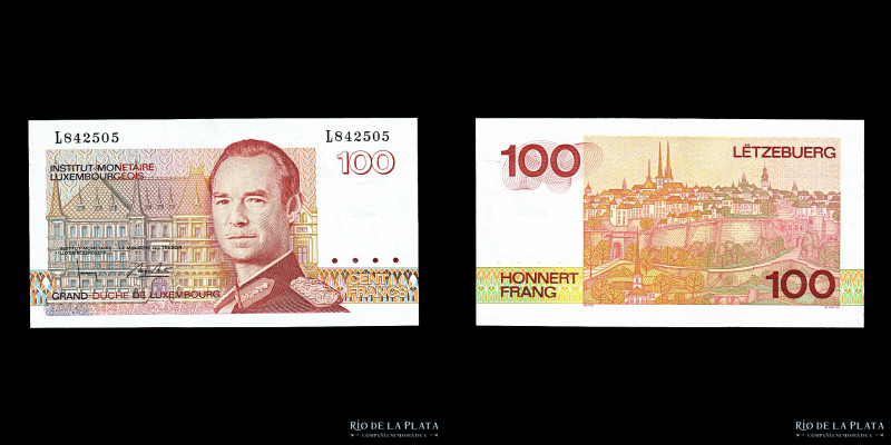 Luxemburgo. 100 Francs ND1993. Pick 58b (UNC)
Estimate: USD 15-30