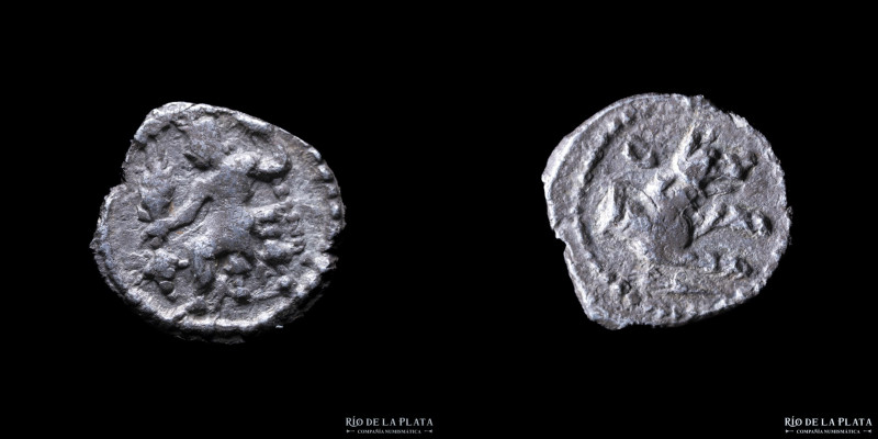 Cilicia. Uncertain (400-300BC) AR Obol. 16.0mm; 2.88g; 12h. A: Baaltars seated l...
